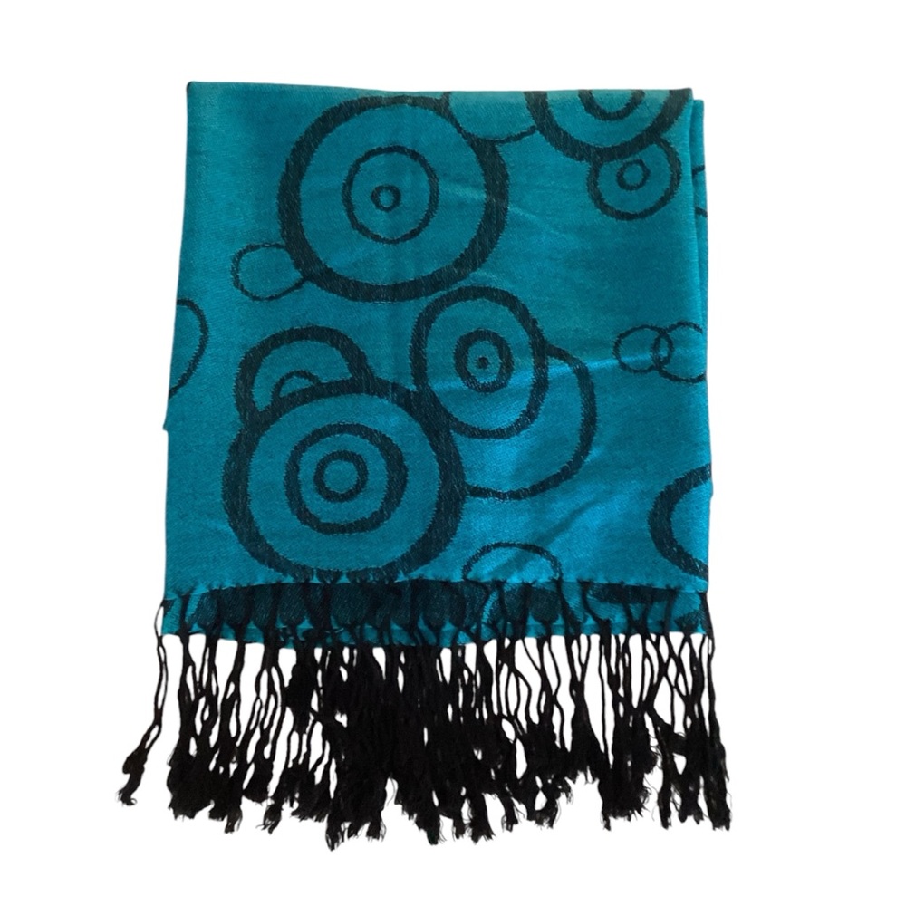 Vintage 70’s pashmina and silk scarf.